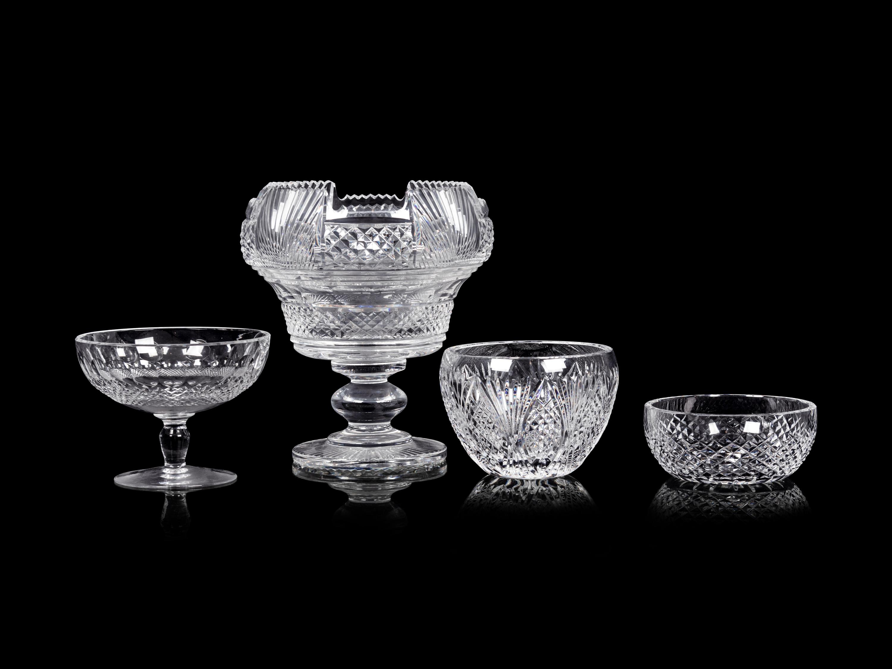 Four Waterford Cut Glass Articles