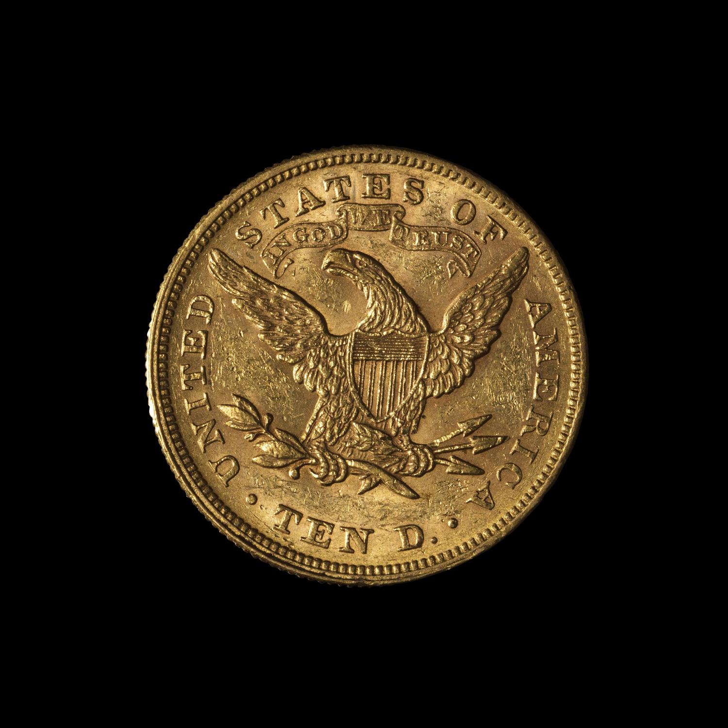 An 1878 Liberty Head $10 Gold Coin