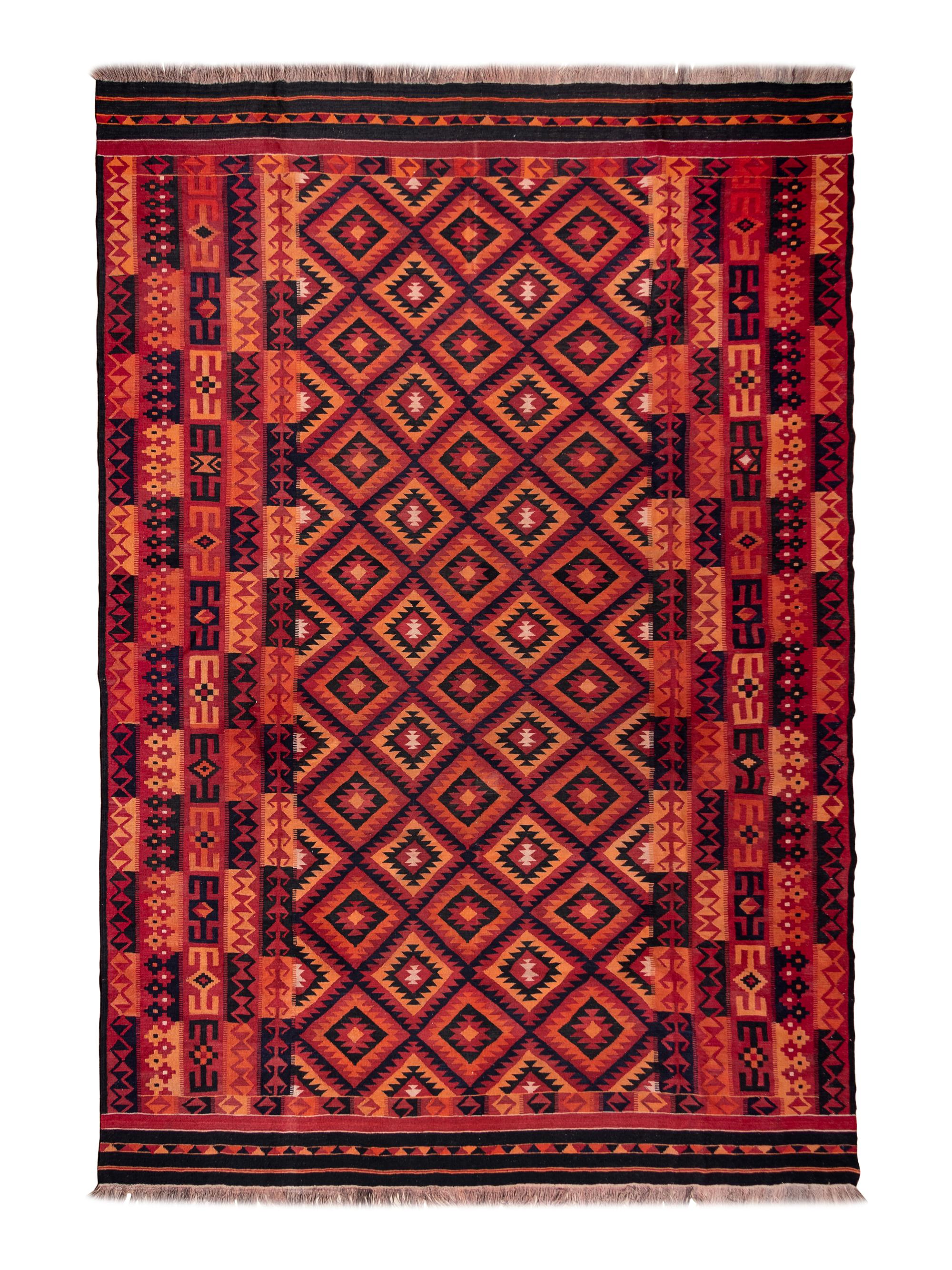 An Afghan Kilim Wool Rug