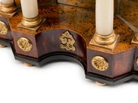 An Austrian Parcel-Gilt and Ebonized Walnut and Alabaster Mantel Clock — 19TH CENTURY