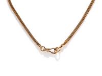 ANTIQUE, YELLOW GOLD WATCH CHAIN