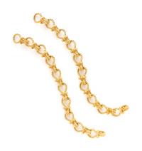 VERDURA, CONVERTIBLE YELLOW GOLD NECKLACE/BRACELET SET