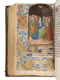 MASTER OF JEANNE HERVEZ (active Paris, c. 1480-1500) Book of Hours (use of Paris), in Latin and French, illuminated manuscript on parchment [Paris, c. 1490-1500]