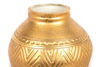A Gilt Decorated Ceramic Vase