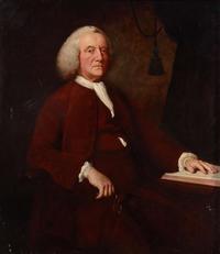 Attributed to Mason Chamberlin (English,1727-1787), An unrecorded portrait of Benjamin Franklin (1706-1790), circa 1778