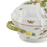 A Herend Rothschild Bird Porcelain Tureen