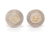 A Pair of Sterling Silver Stud Earrings, Kathy Lynn Mayeda,