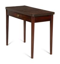 A George II Mahogany Flip Top Card Table