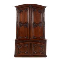 A Louis XV Cabinet à Deux Corps