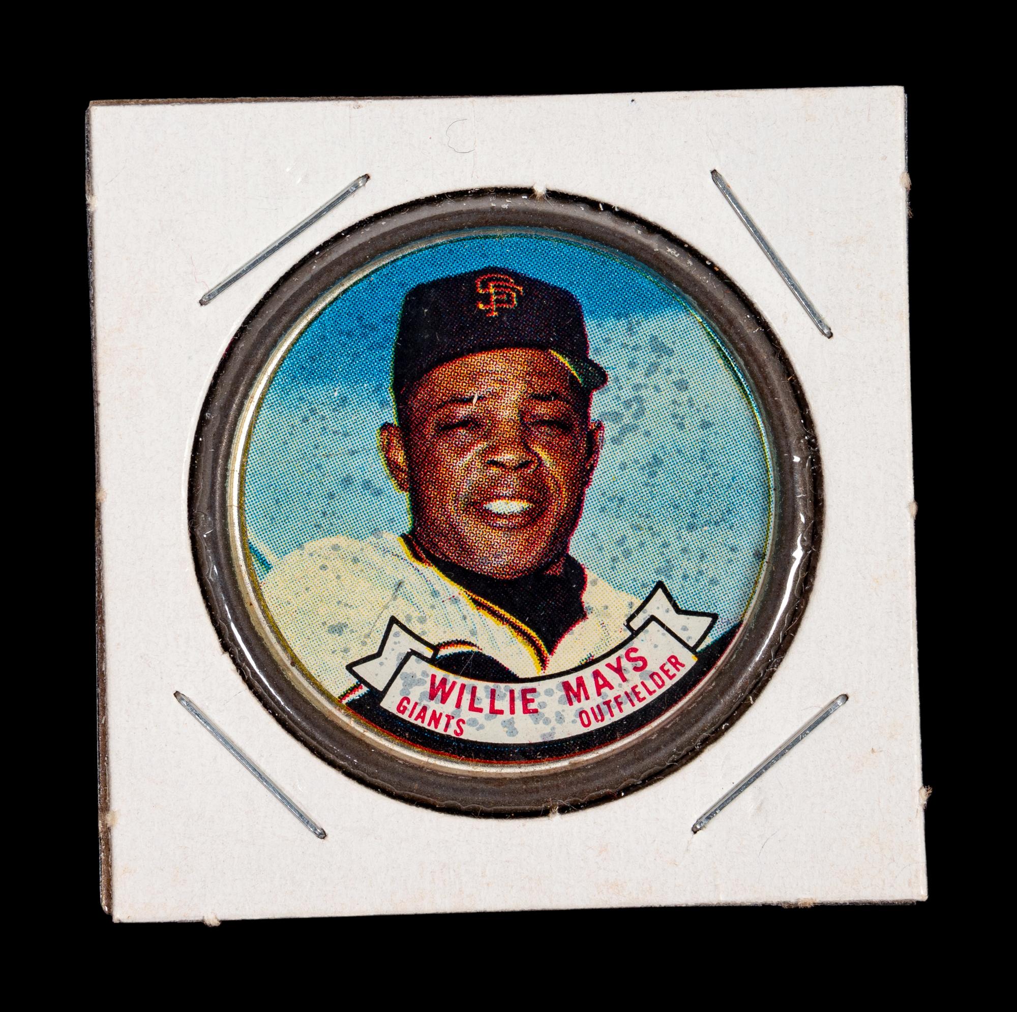 A Group of 44 1960s and 1970s Topps Baseball Coins (Including Willie Mays, Roberto Clemente and Sandy Koufax),