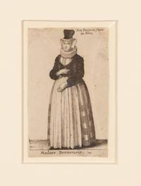 MCREERY, John. A Collection of Original Etchings . London, 1816. A group of four plates depicting 17th century European women after Wenceslaus Hollar's Theatrum Mulierum (The Theater of Women), comprising: