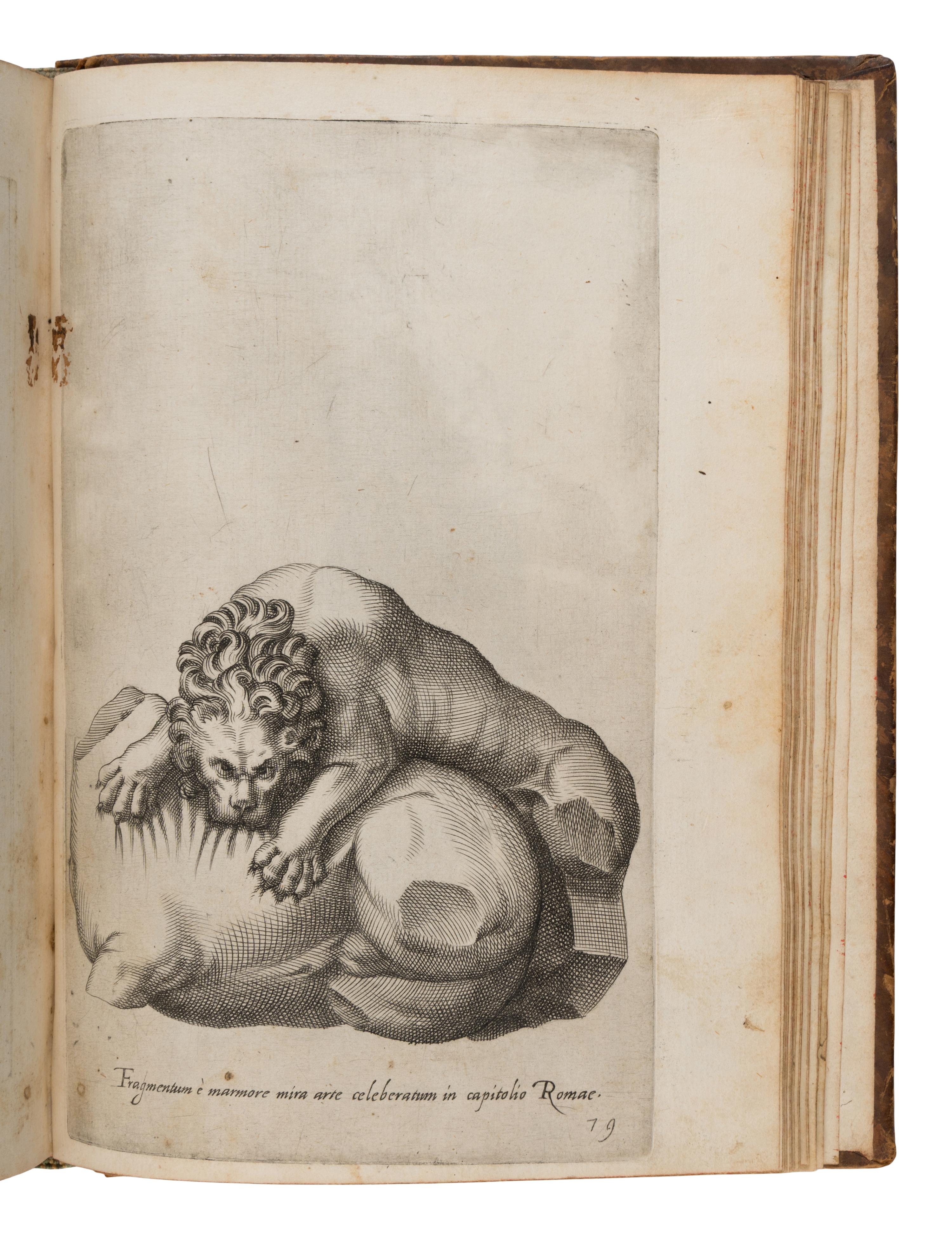 Cavalieri, Giovanni Battista de (1525-1601). Antiquarum statuarum urbis Romae primus et secundus liber... Io. Baptista de Cavaleriis authore . N.p, n.p., n.d. [Rome, before 1584].