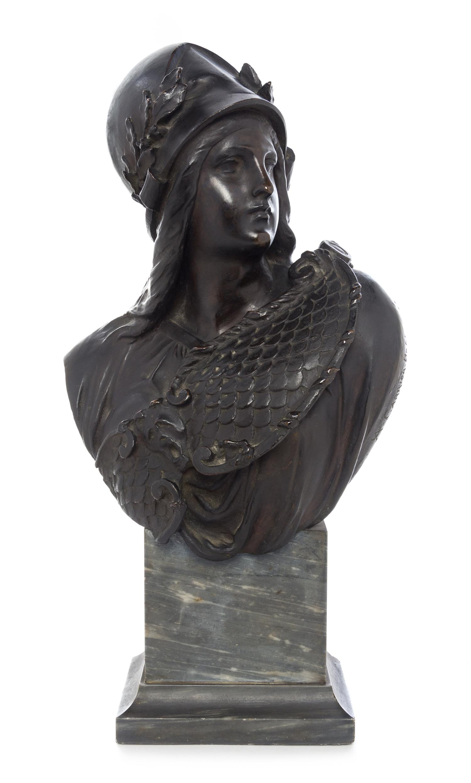 Albert-Ernest Carrier-Belleuse, (French, 1824-1887), Minerva