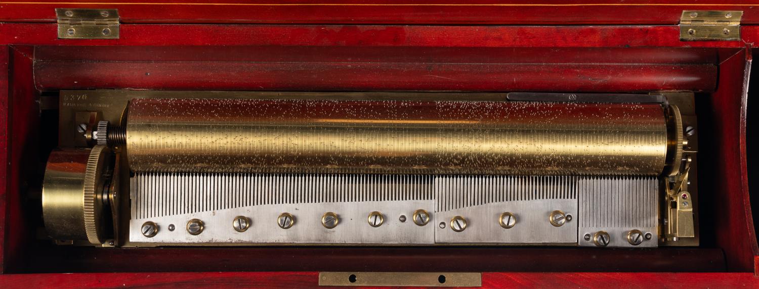 A Piano Forte and Hidden Bells Music Box by Malignon