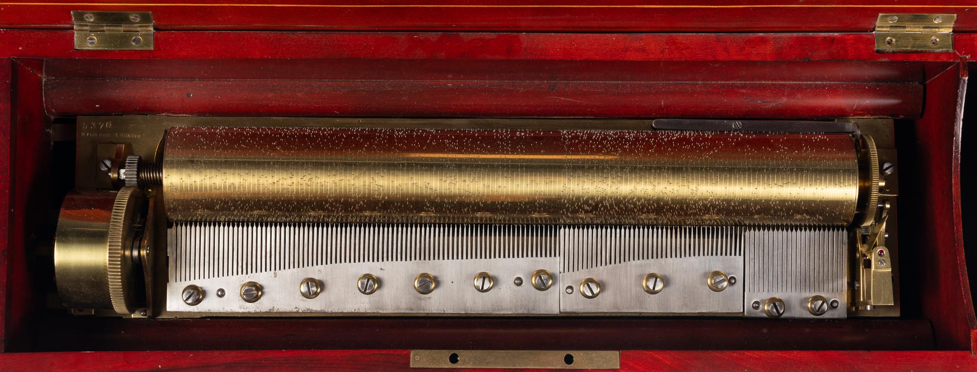 A Piano Forte and Hidden Bells Music Box by Malignon