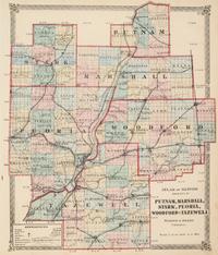 A group of 14 19th and 20th century maps, comprising: