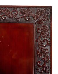 A Japanese Export Carved Hardwood Table
