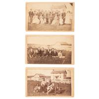 Kansa Indian Family CDV by Reiff, Plus