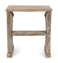 A Decorative Faux Marble Console Table — 20TH CENTURY