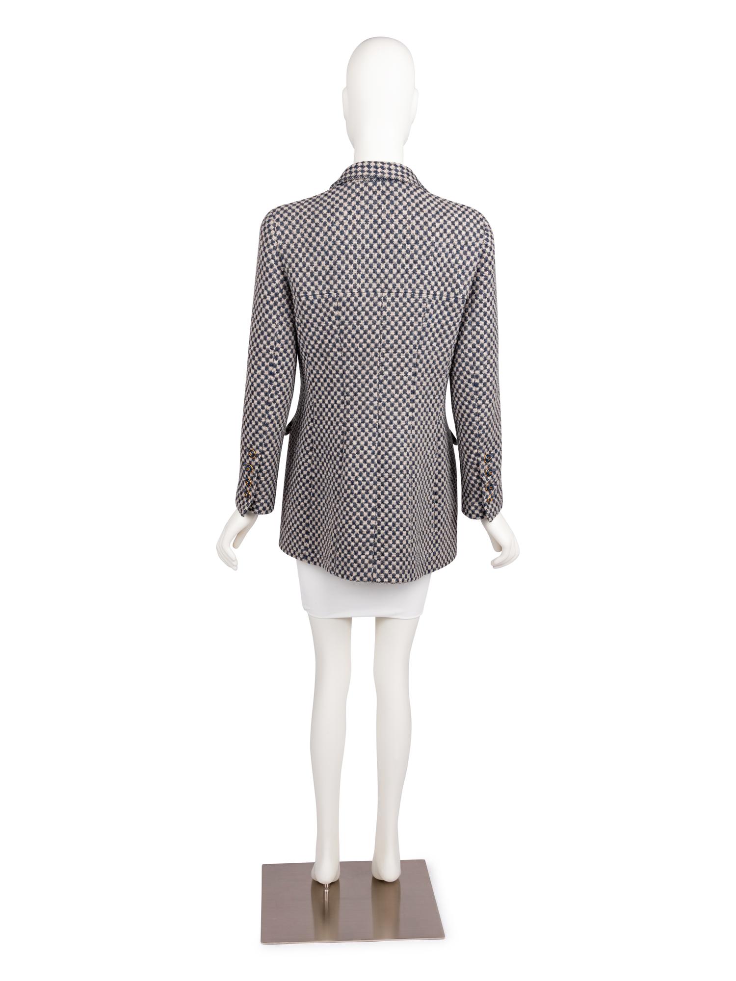 Chanel Tweed Checked Jacket, 1990's
