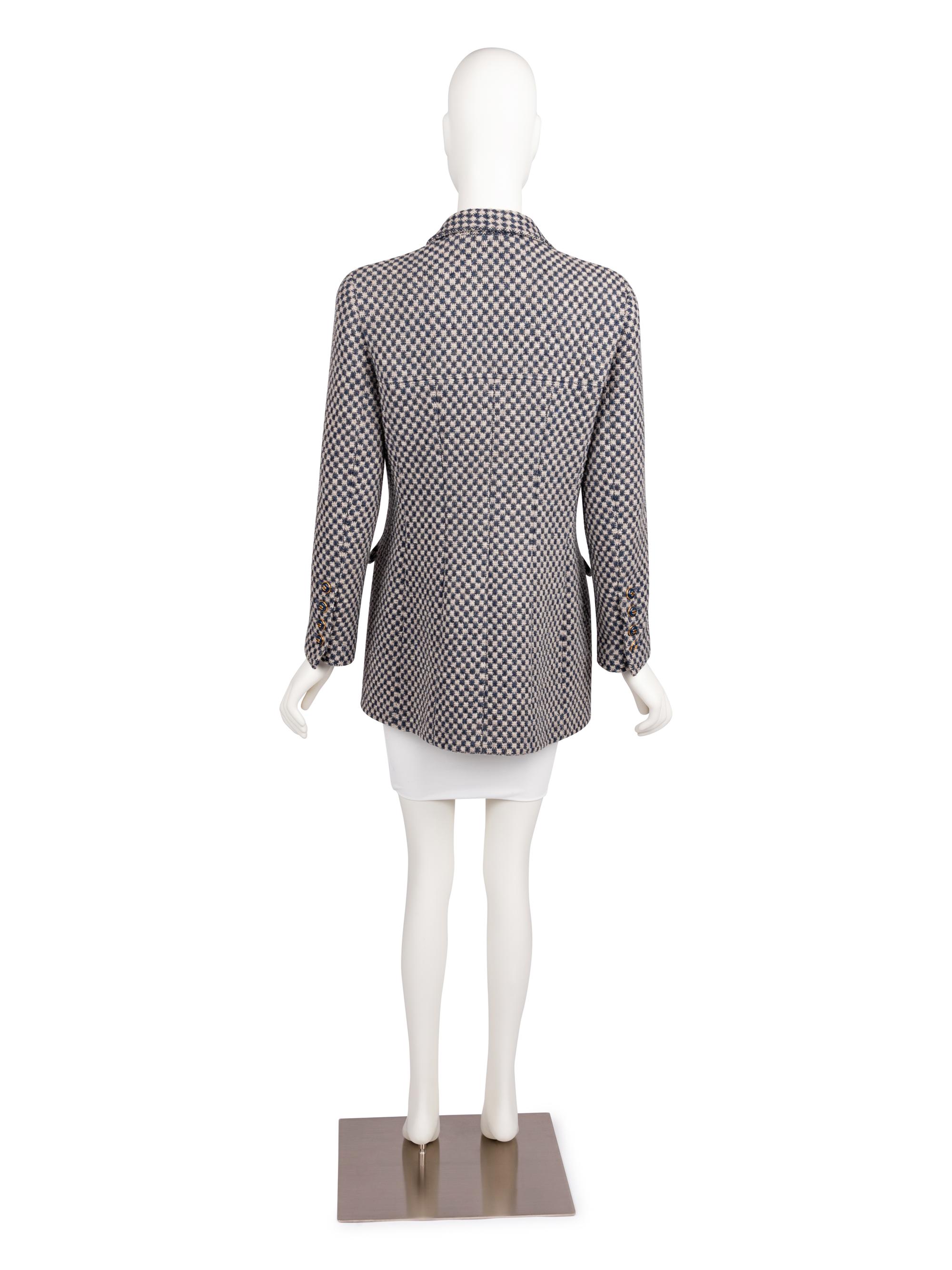 Chanel Tweed Checked Jacket, 1990's