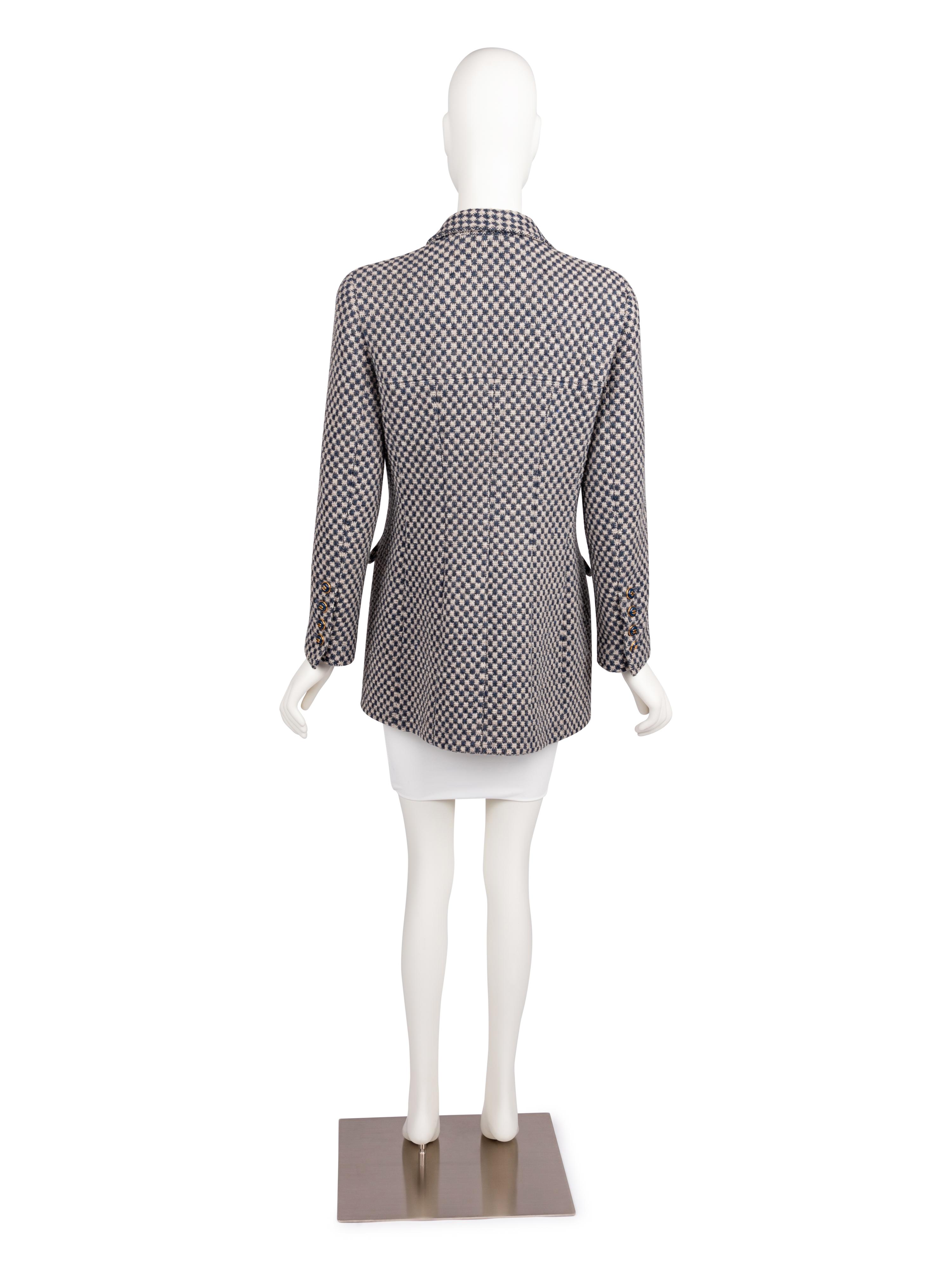 Chanel Tweed Checked Jacket, 1990's