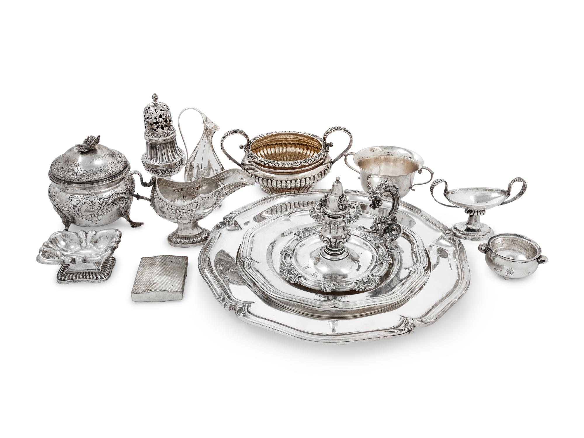 A Group of Silver Table Articles
