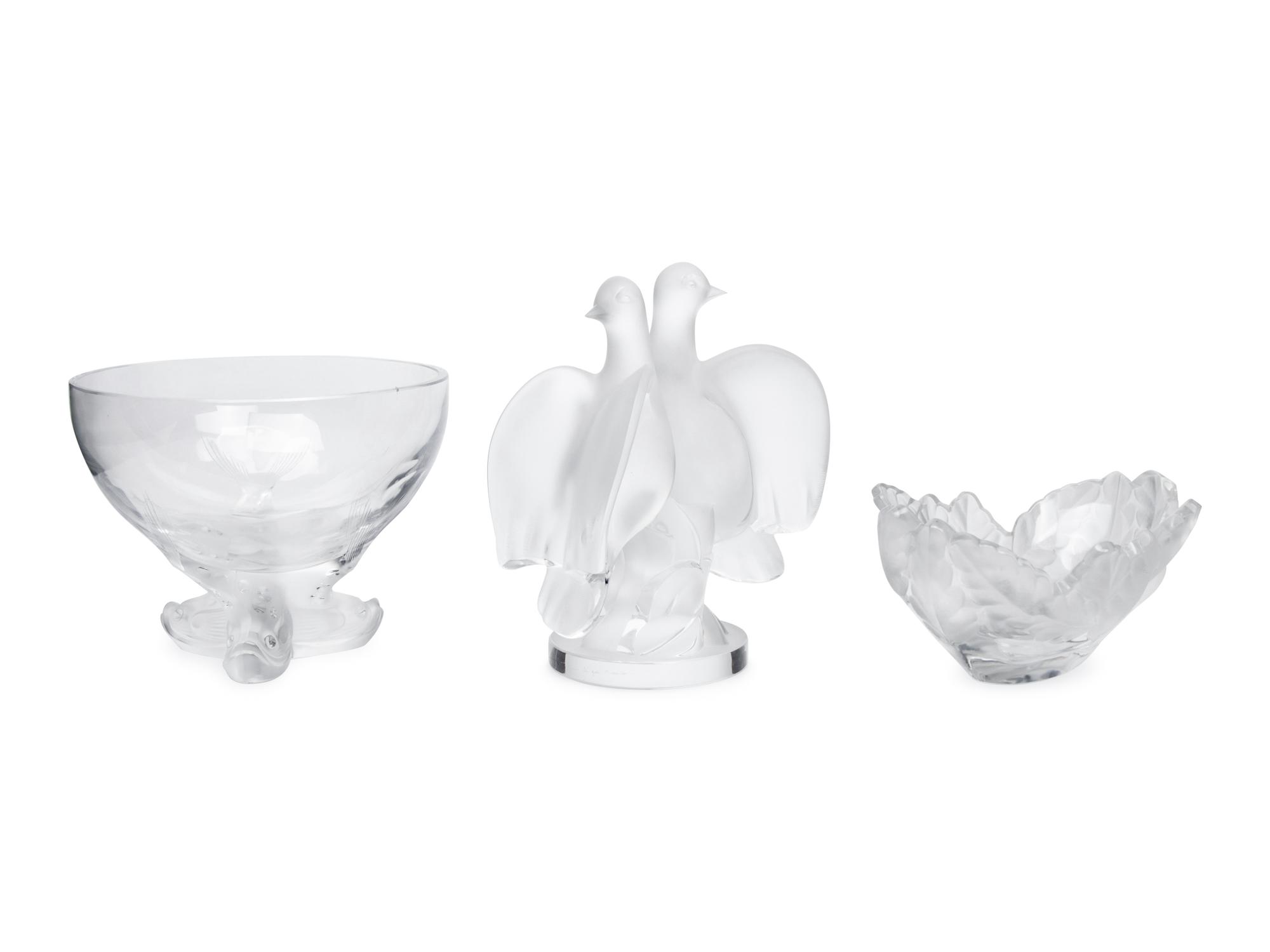 Three Lalique Articles