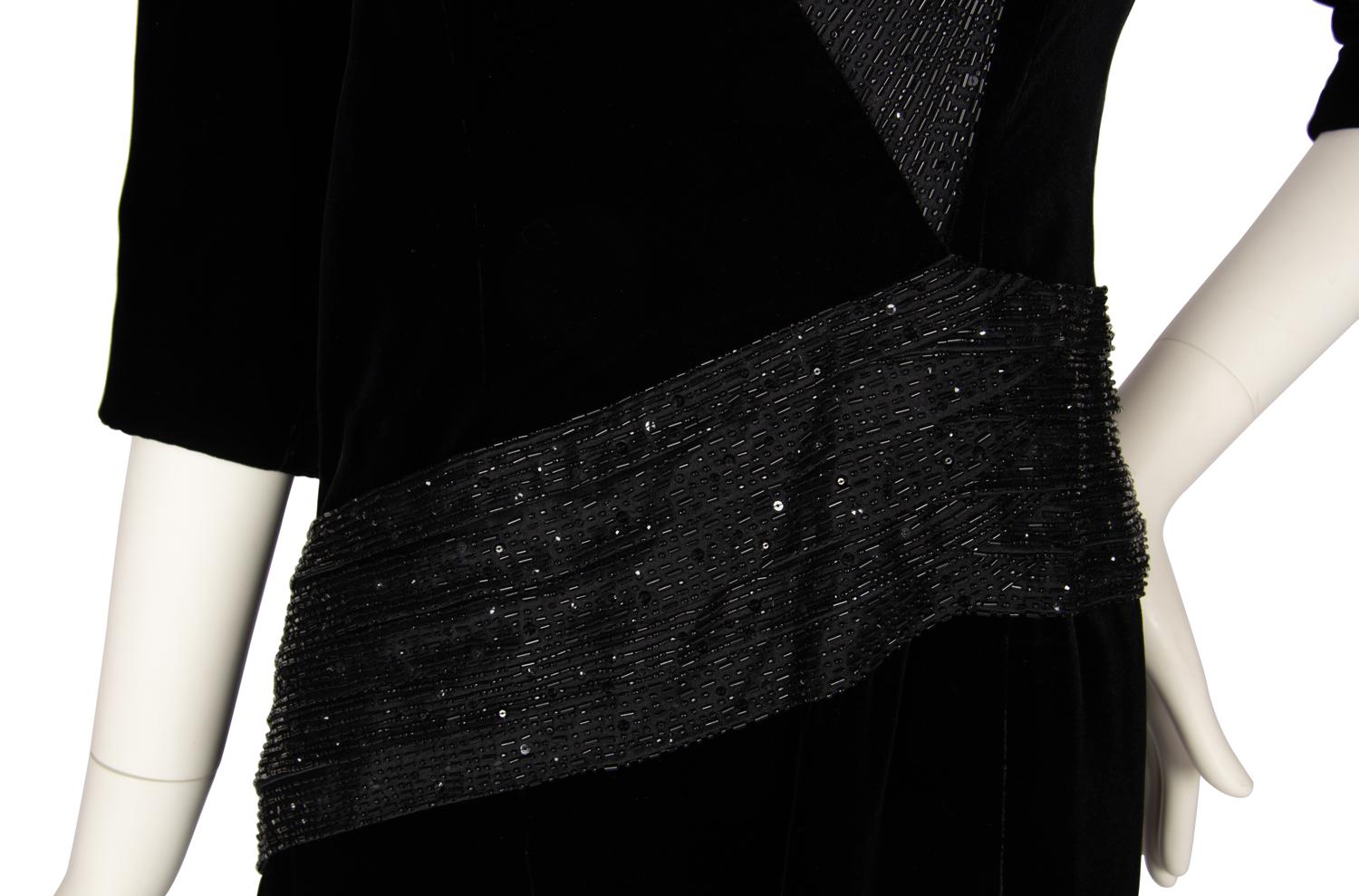 Christian Dior Haute Couture Velvet Dress, Autumn/Winter 2007-08