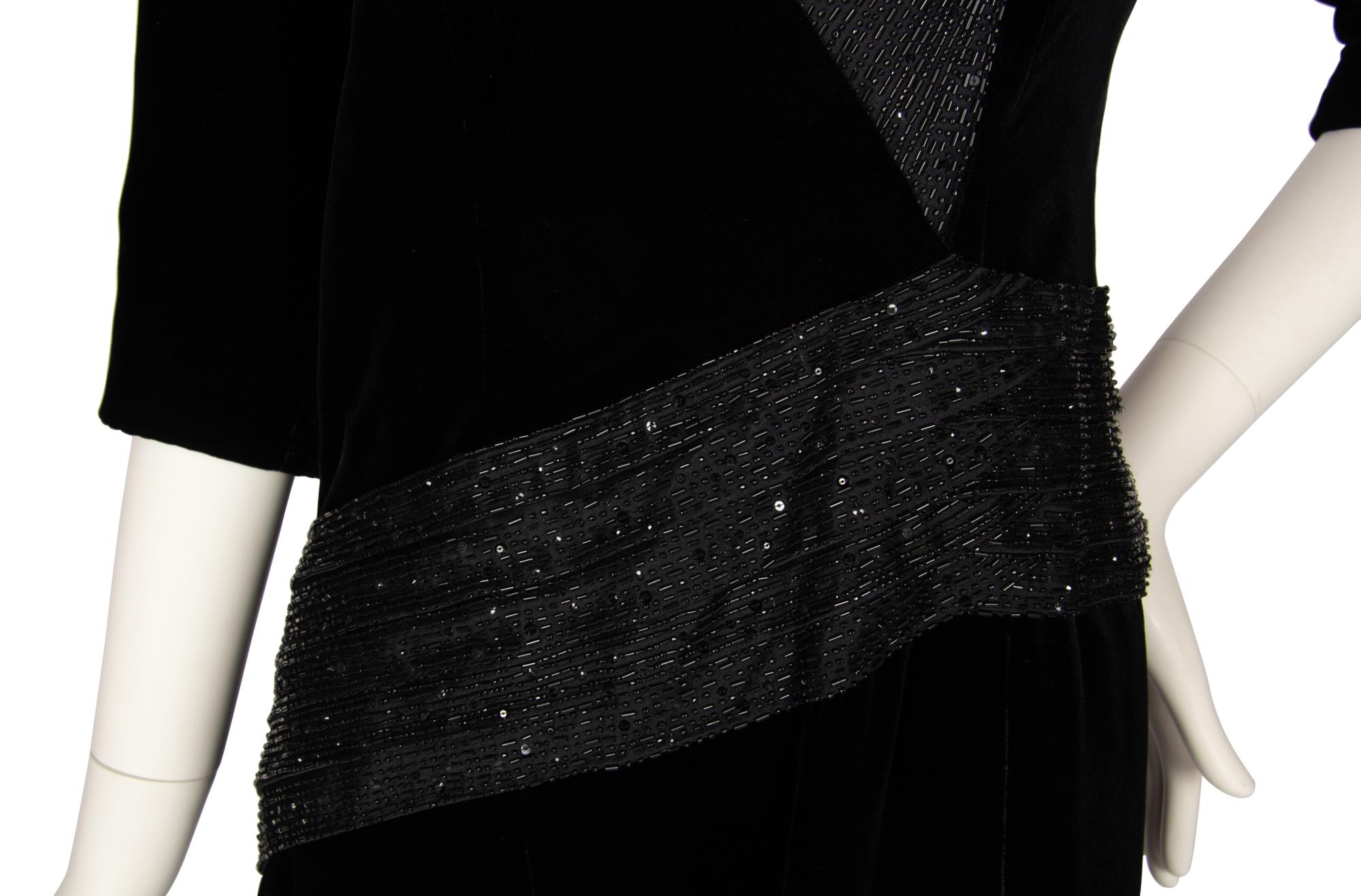 Christian Dior Haute Couture Velvet Dress, Autumn/Winter 2007-08