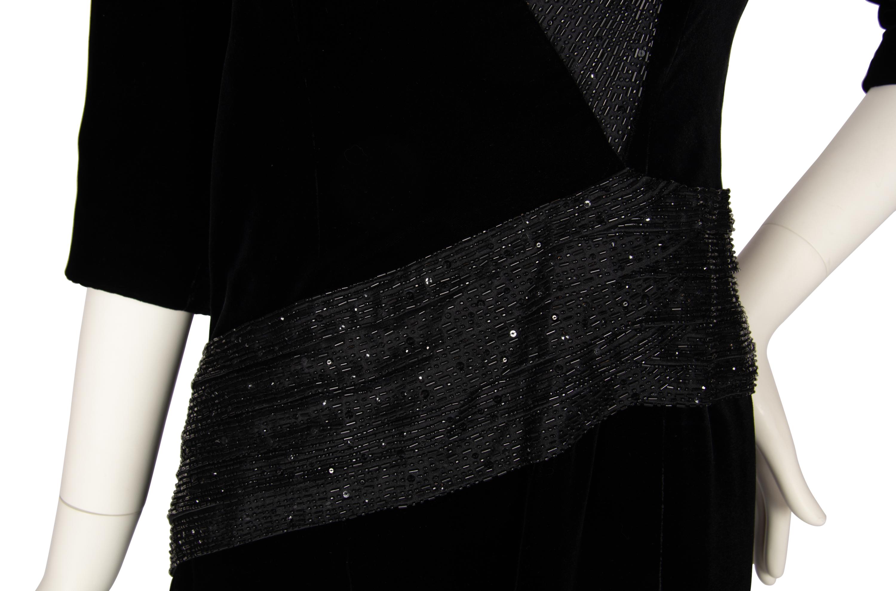 Christian Dior Haute Couture Velvet Dress, Autumn/Winter 2007-08