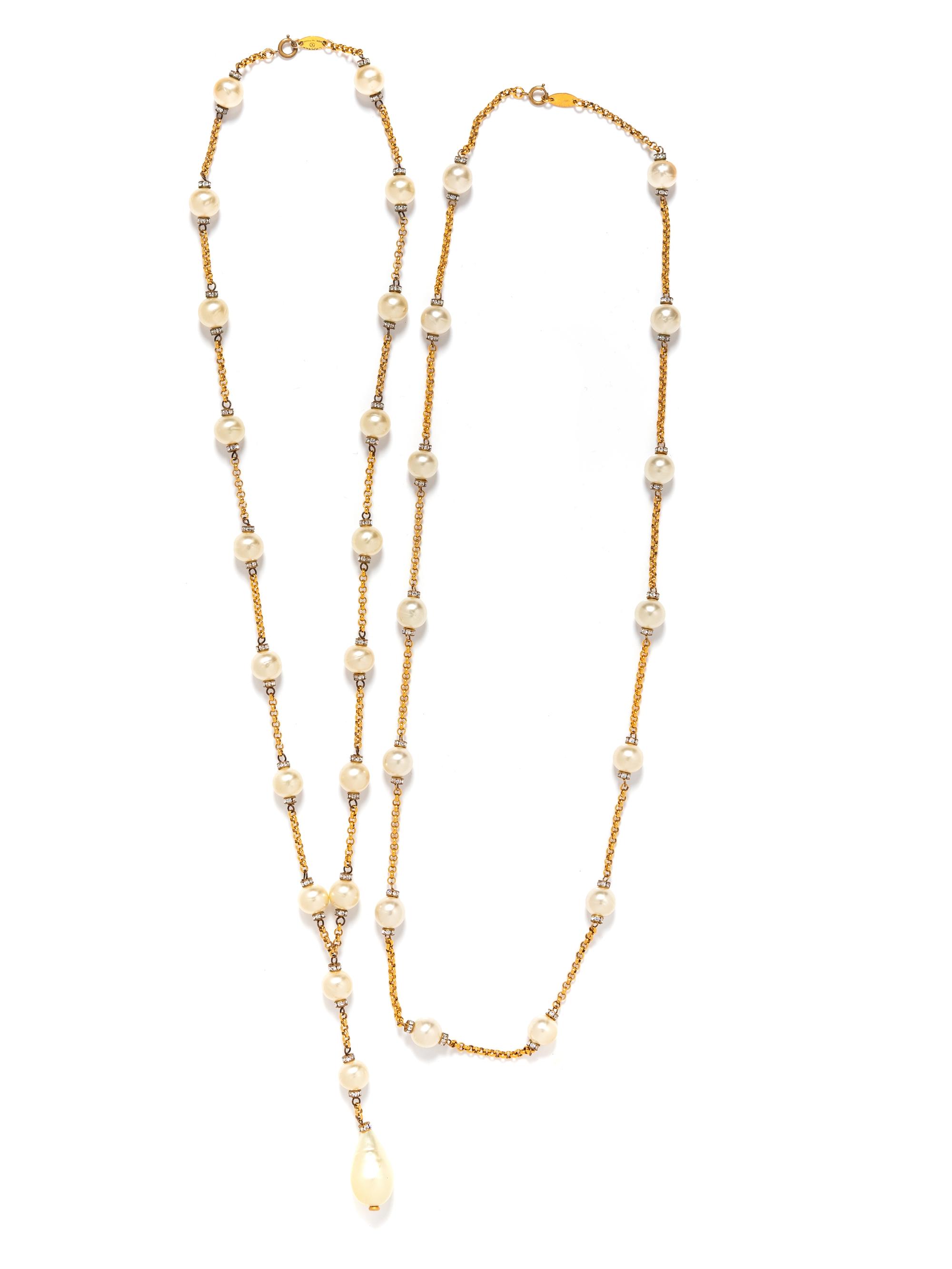 Pair of Chanel Necklaces, 1990-2000s