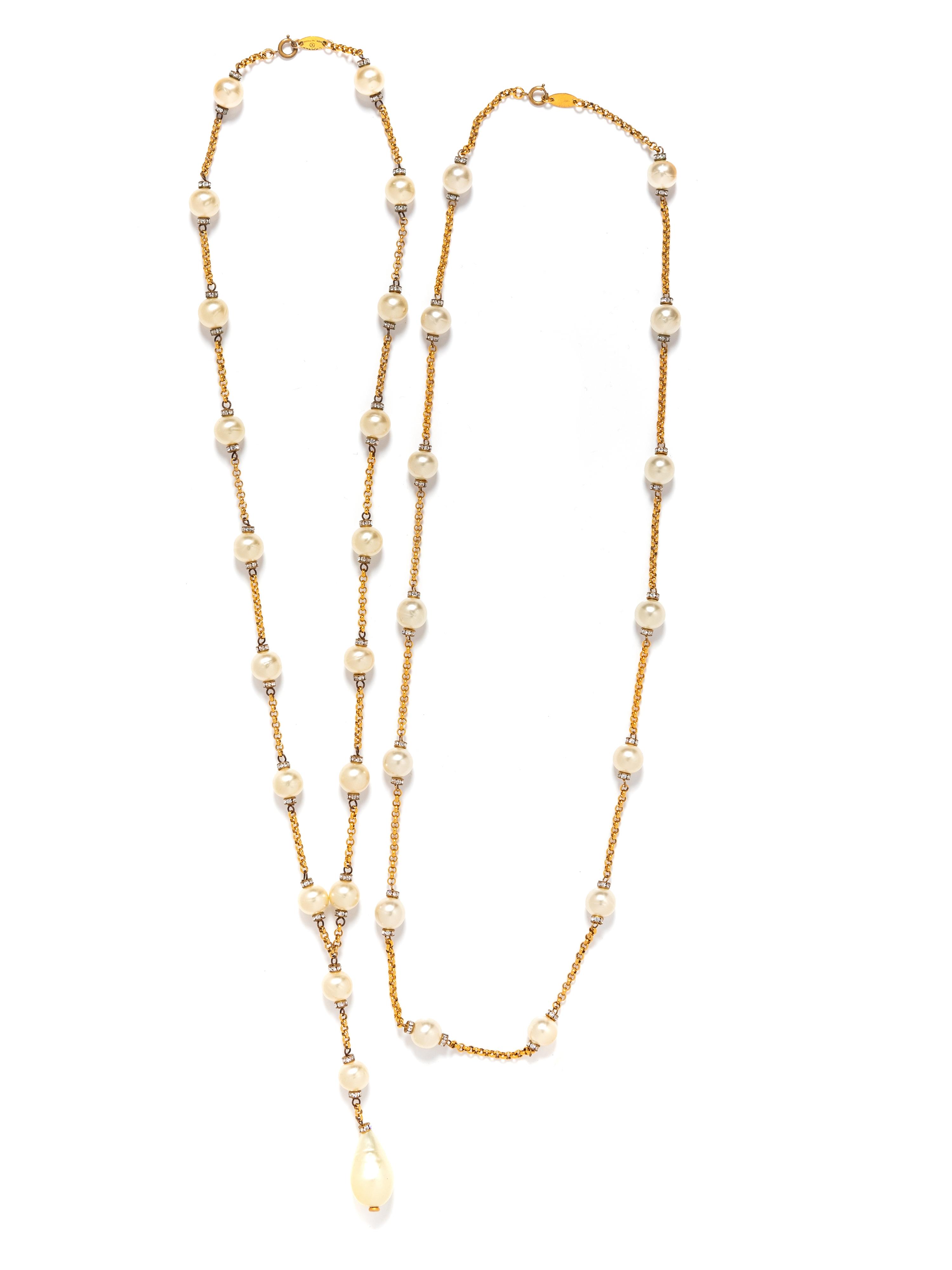 Pair of Chanel Necklaces, 1990-2000s