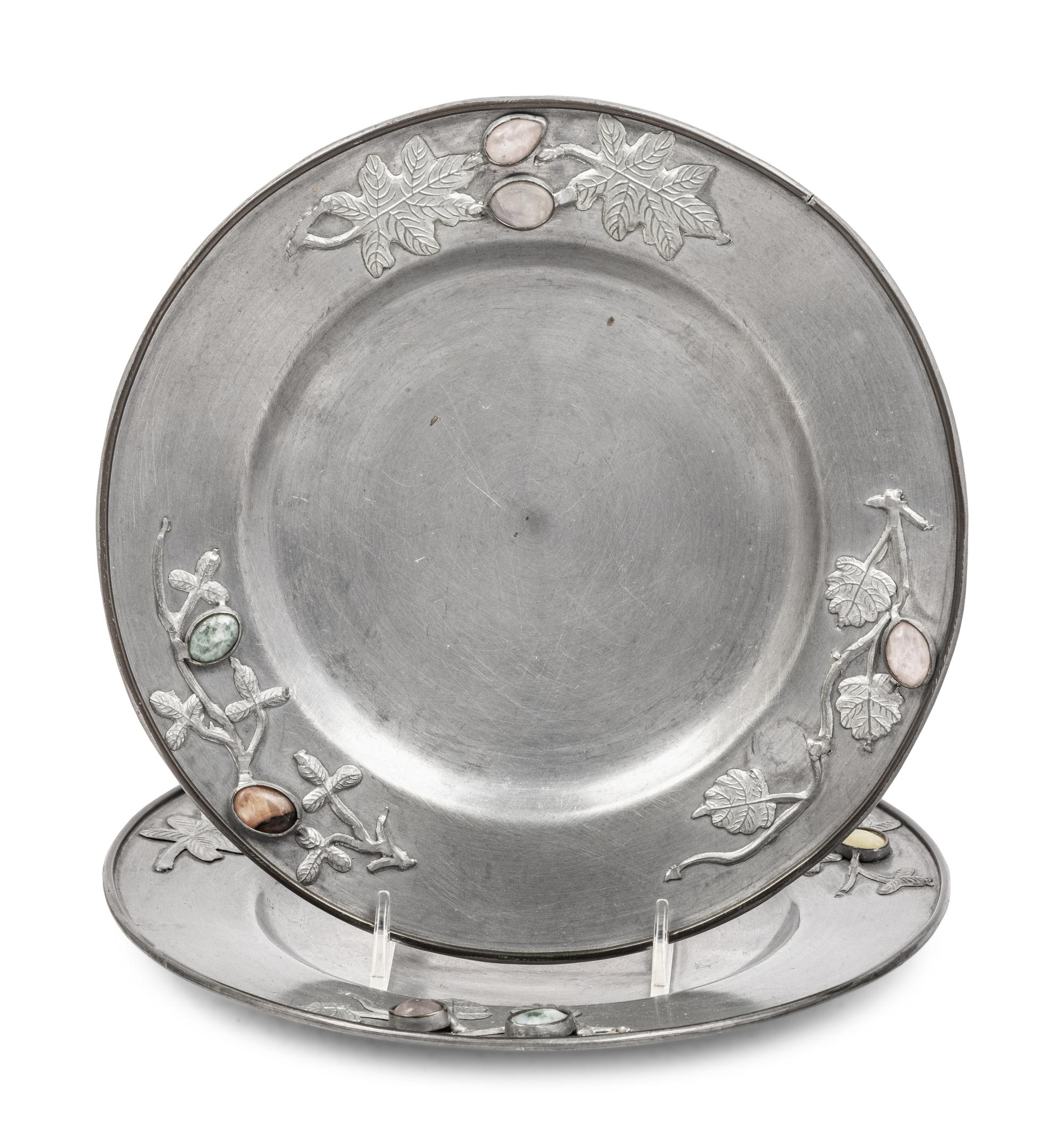 A Group of Assorted Pewter Articles