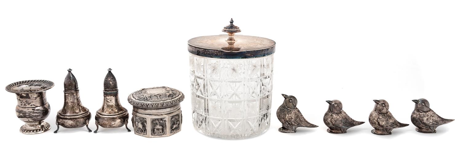 A Group of Silver and Silver-Plate Articles