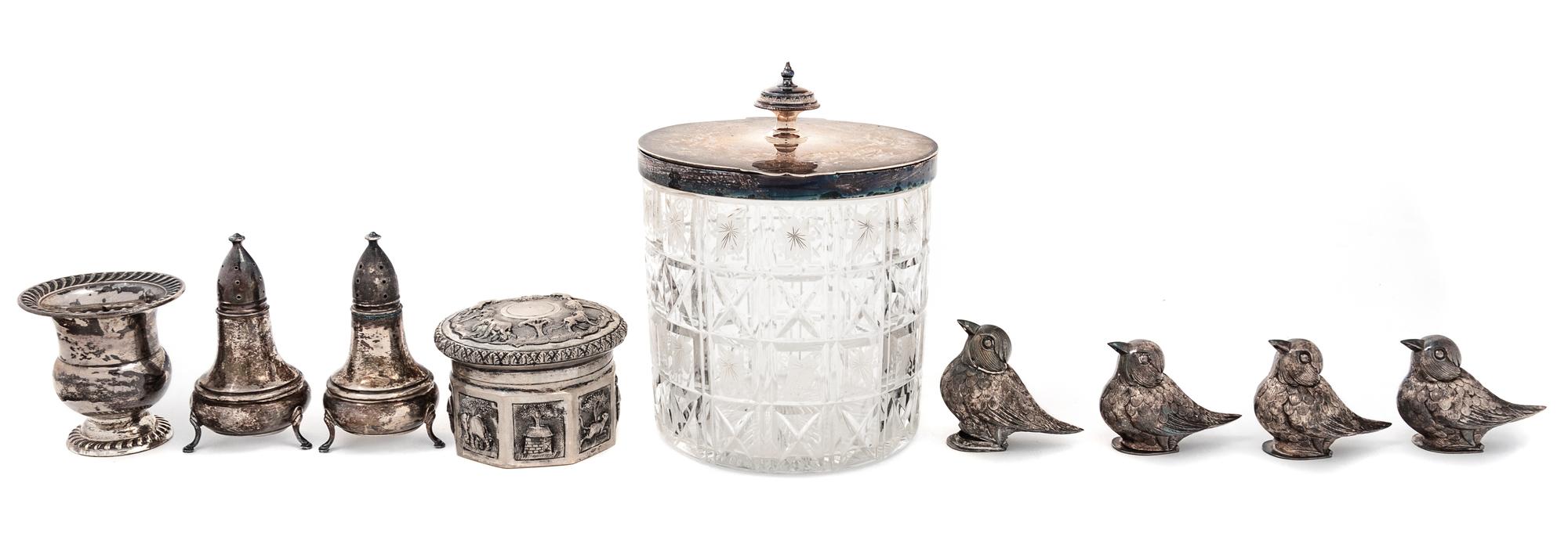 A Group of Silver and Silver-Plate Articles