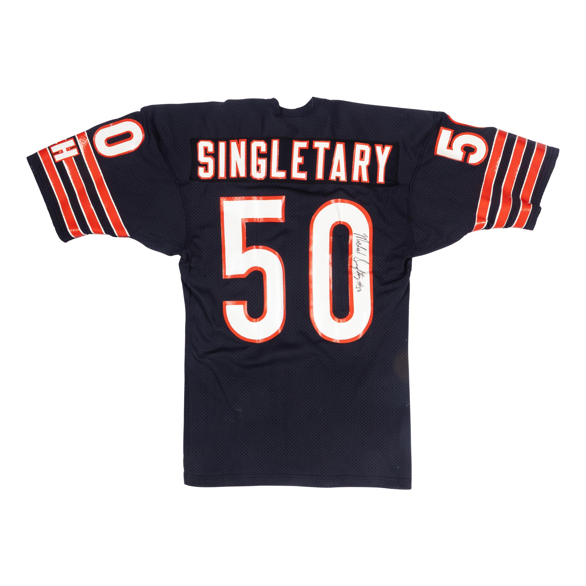 A Collection of Chicago Bears Legends Signed Autograph Jerseys