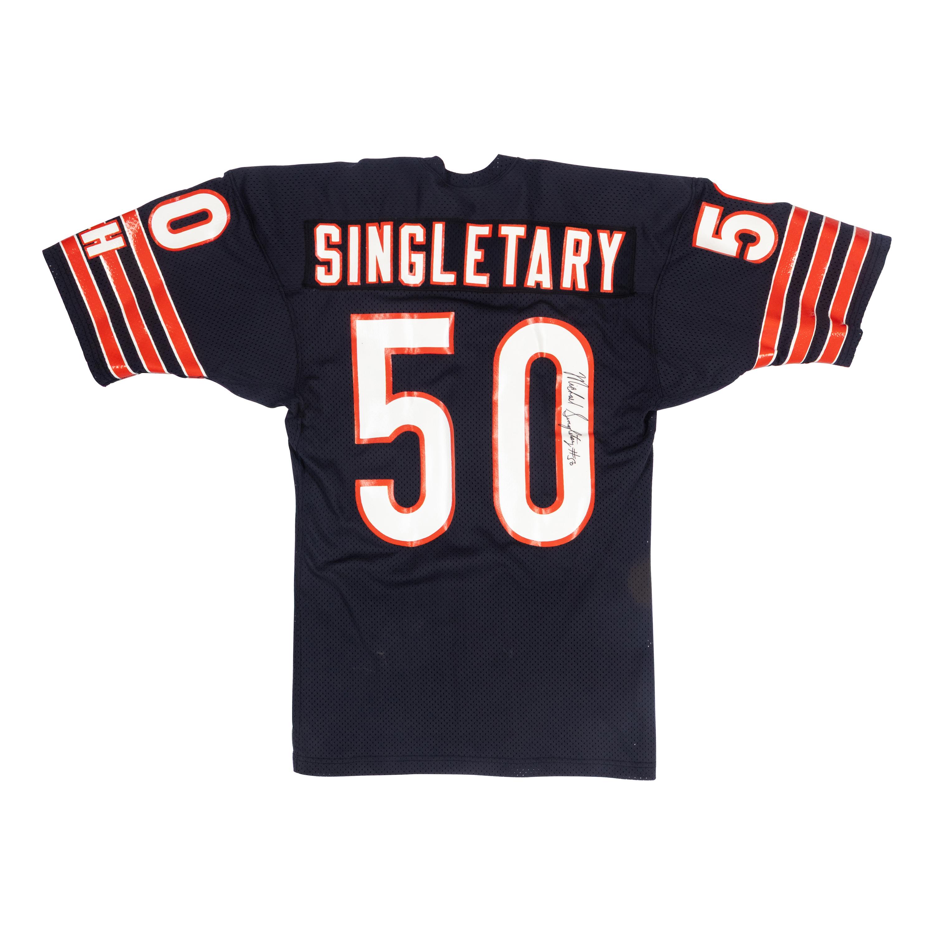 A Collection of Chicago Bears Legends Signed Autograph Jerseys