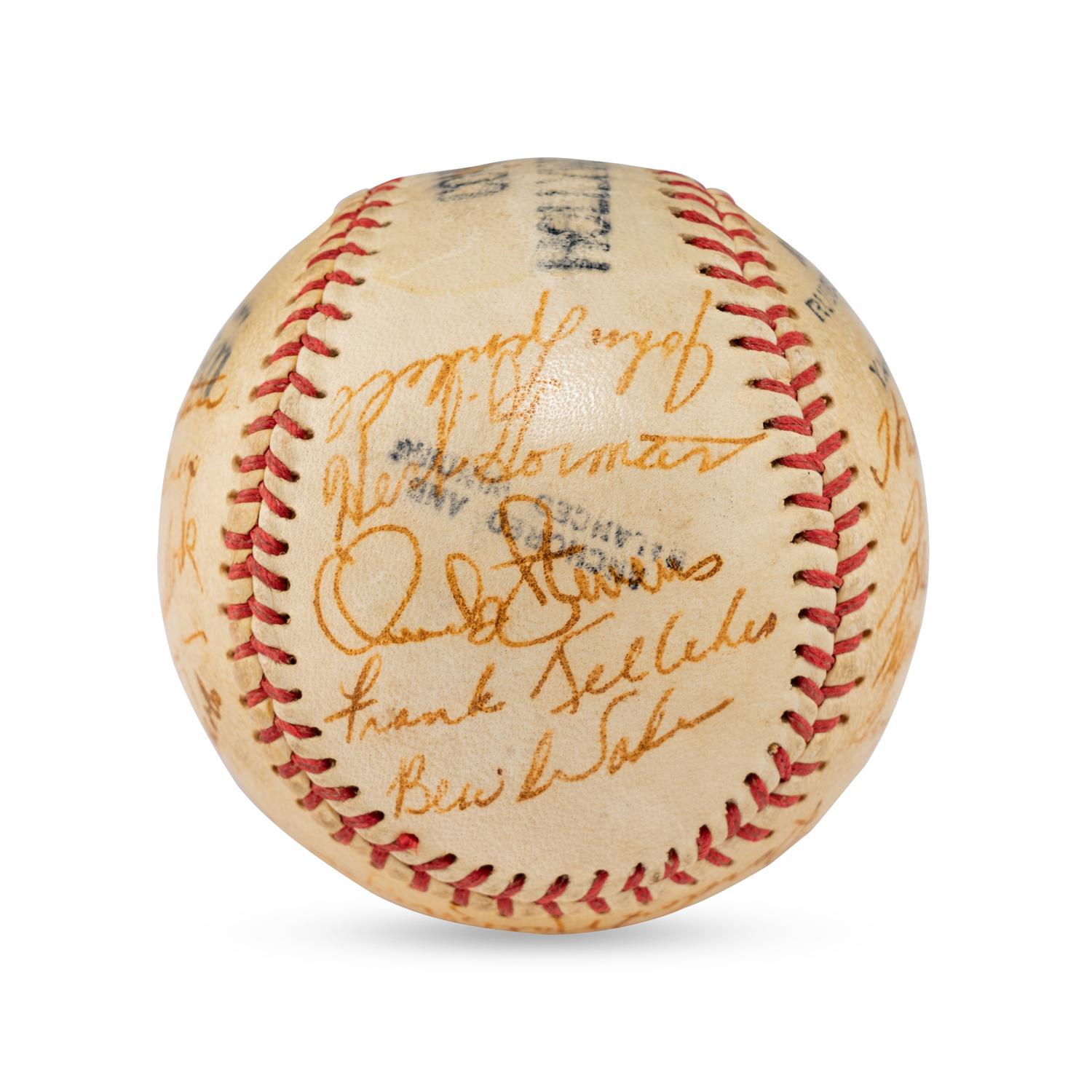 1951 Hollywood Stars Team Signed Baseball