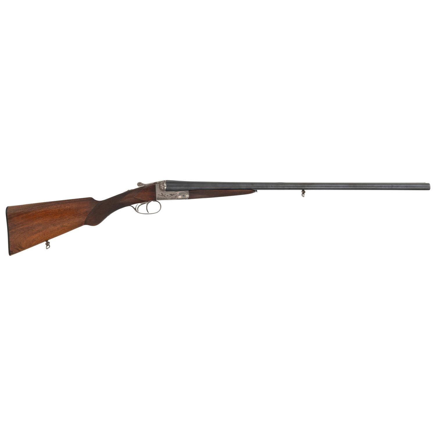 ** French Guild SxS 16ga. Shotgun with Travel Case