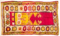 A Northwest Persian Wool Prayer Rug 5 feet 4 inches x 3 feet 2 1/2 inches.
