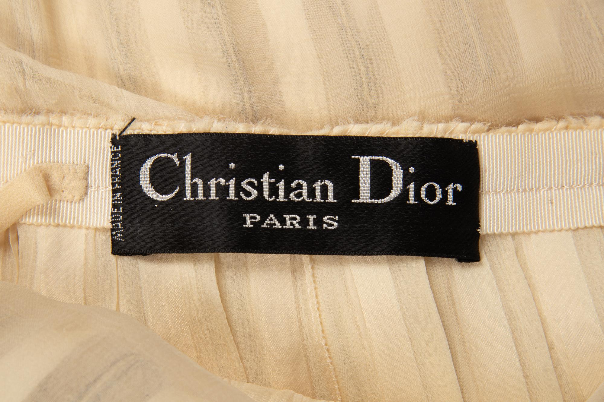Christian Dior Beaded and Sequined Silk Jacket and Dress, 1980s