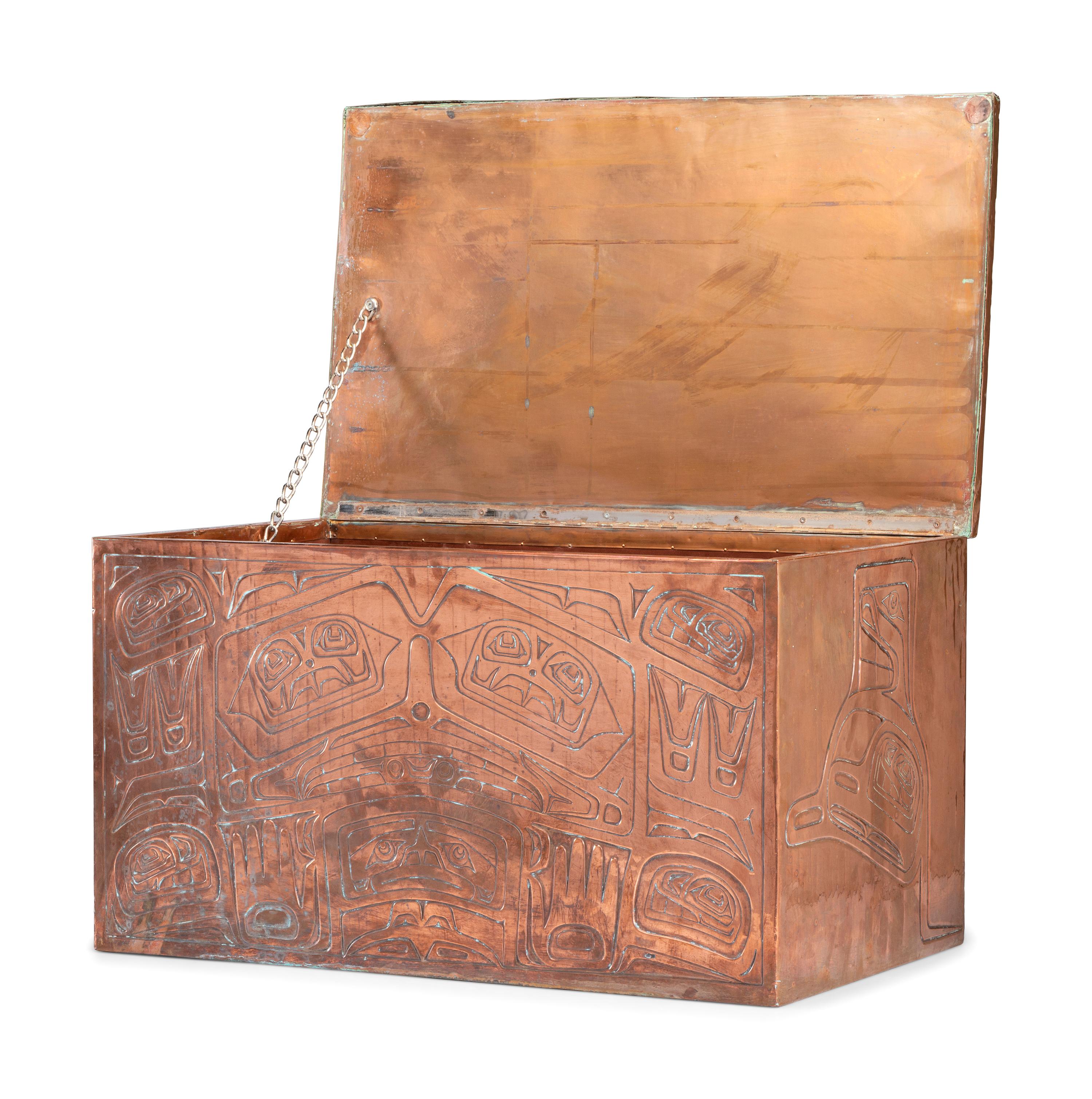 Northwest Coast Copper Chest