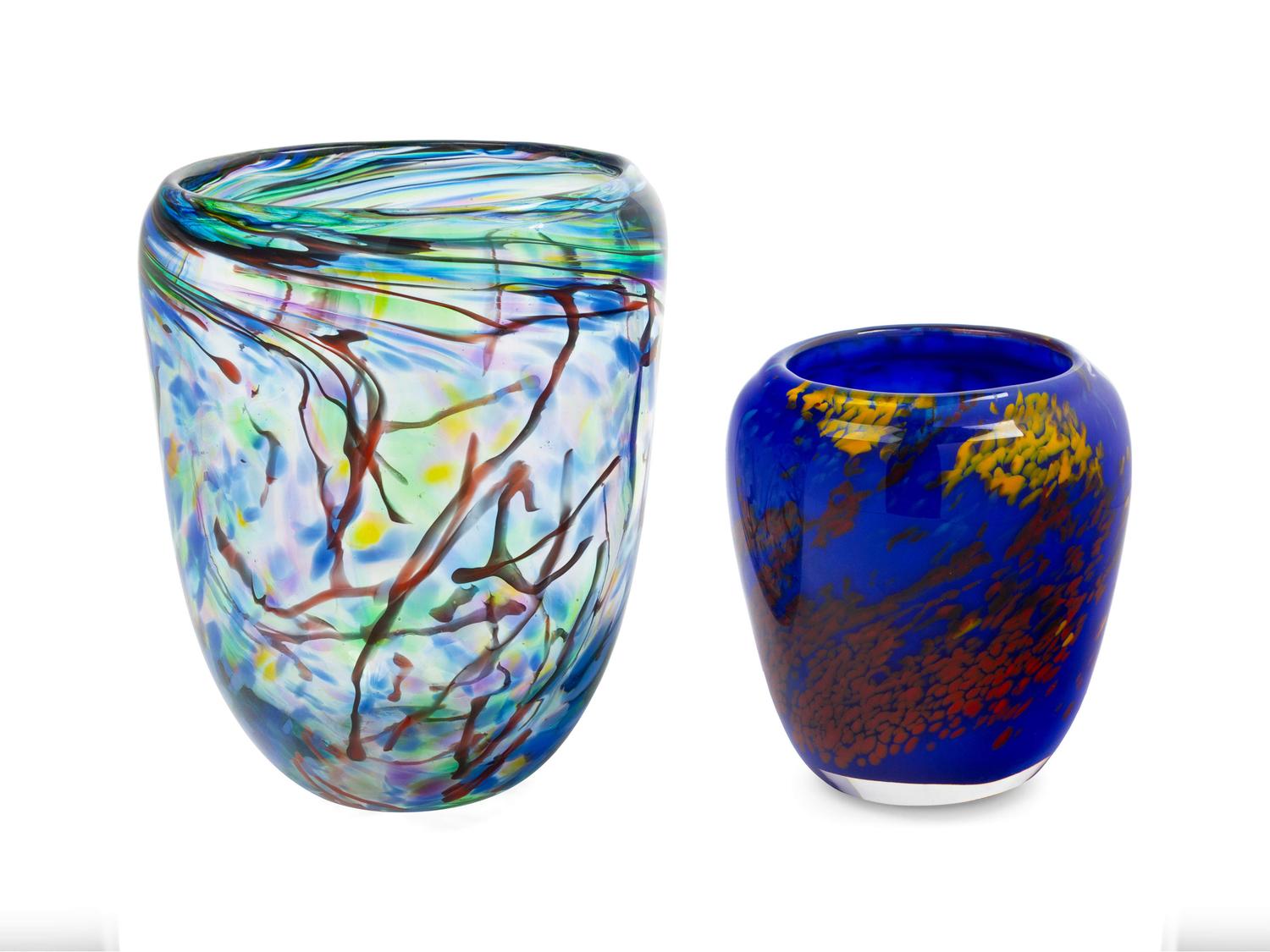 Two Glass Vases