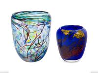 Two Glass Vases