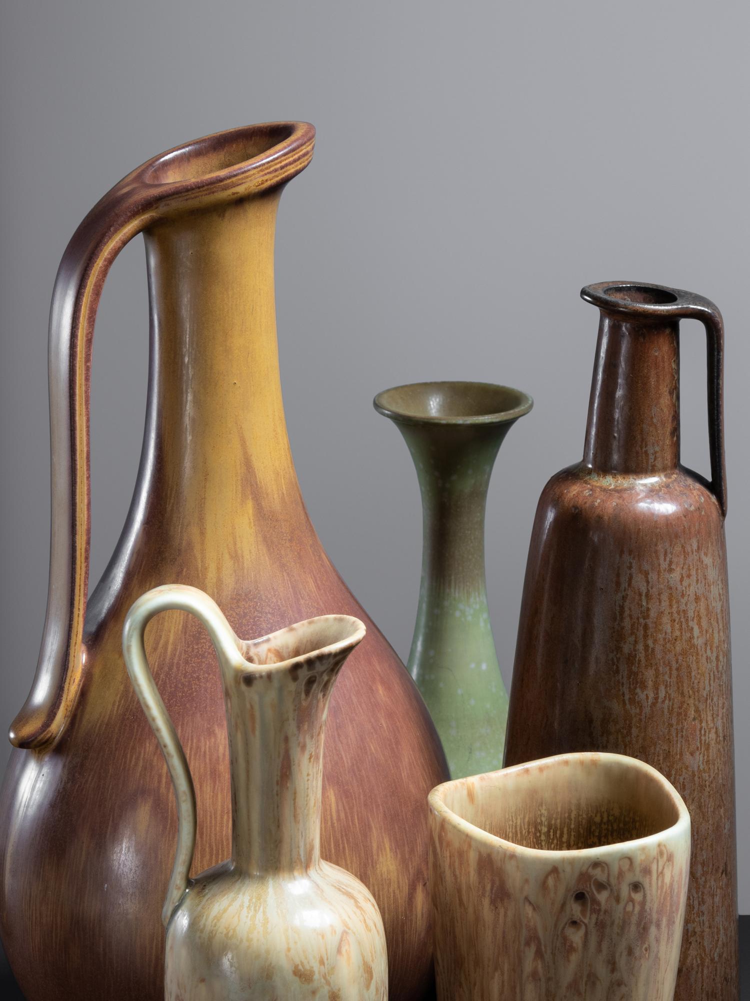 Collection of Six Vessels Rörstrand, Sweden