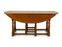 A William & Mary Style Oak Gate Leg Table — 19TH CENTURY