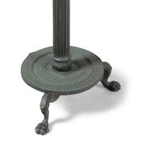 A Neoclassical Style Patinated Bronze Floor Lamp