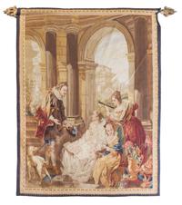 A Continental Wool Tapestry 6 feet x 4 feet 11 inches. — 20TH CENTURY