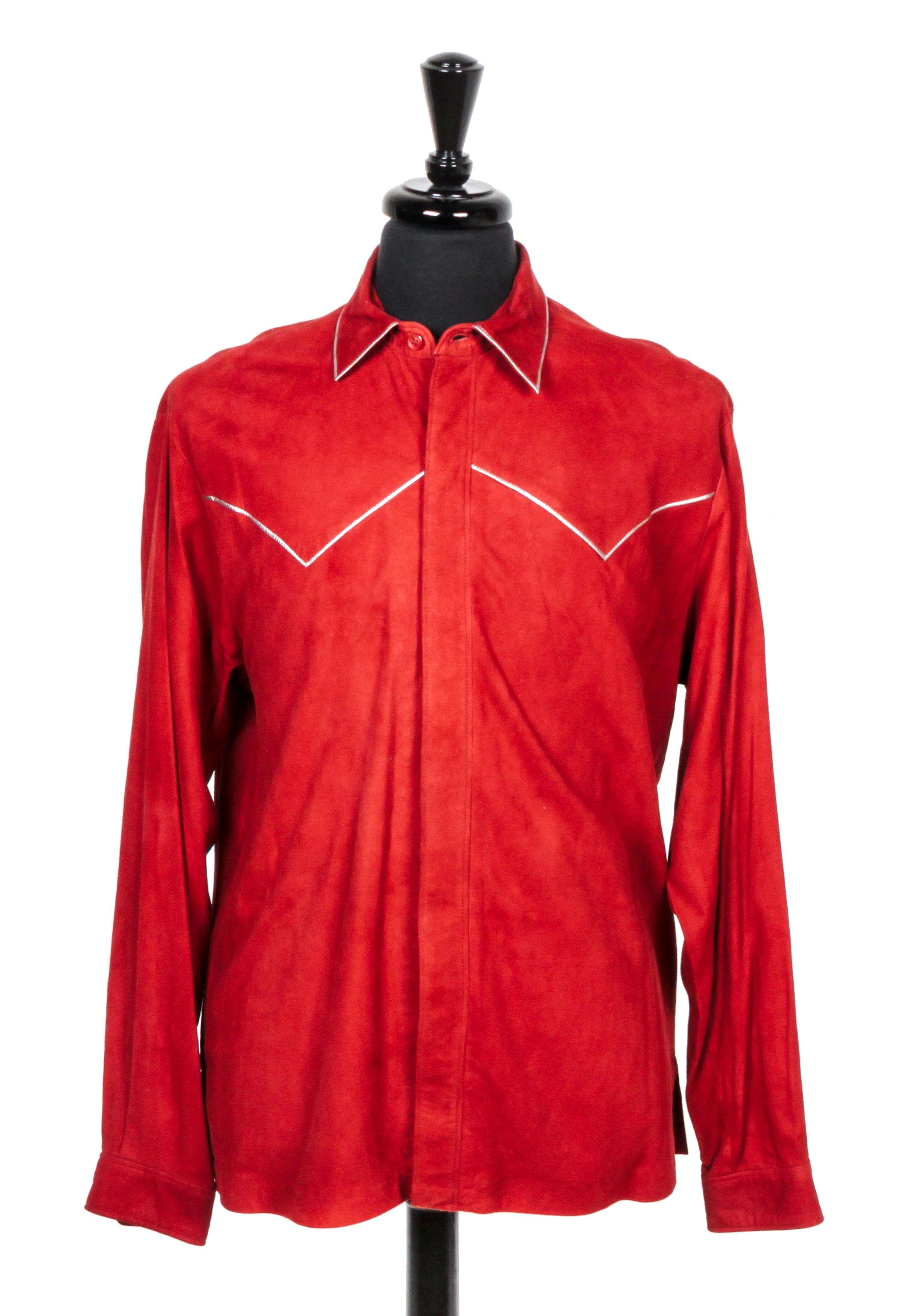 A Group of Western Style Clothing, Salamander Leathers, Santa Fe, New Mexico Size 40.